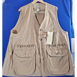 Beretta Shooting Hunting Fishing Beige Vest Men's XL NEW